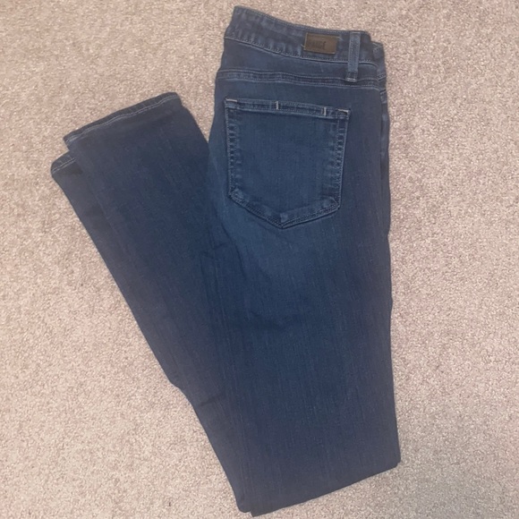 Paige Cassie Skyline Skinny Size 27 Mid Rise Dark Wash  Jeans - Picture 8 of 11